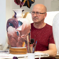 Limitierte Vase "Blühende Nacht"